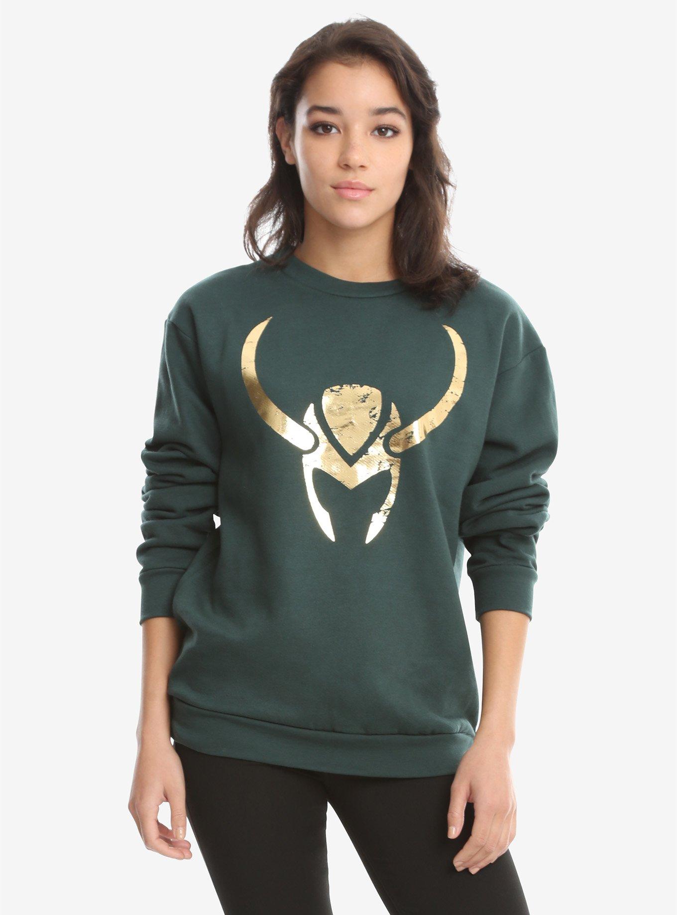 Marvel Loki Helmet Sweatshirt, , hi-res