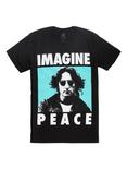 John Lennon Imagine Peace T-Shirt, BLACK, hi-res