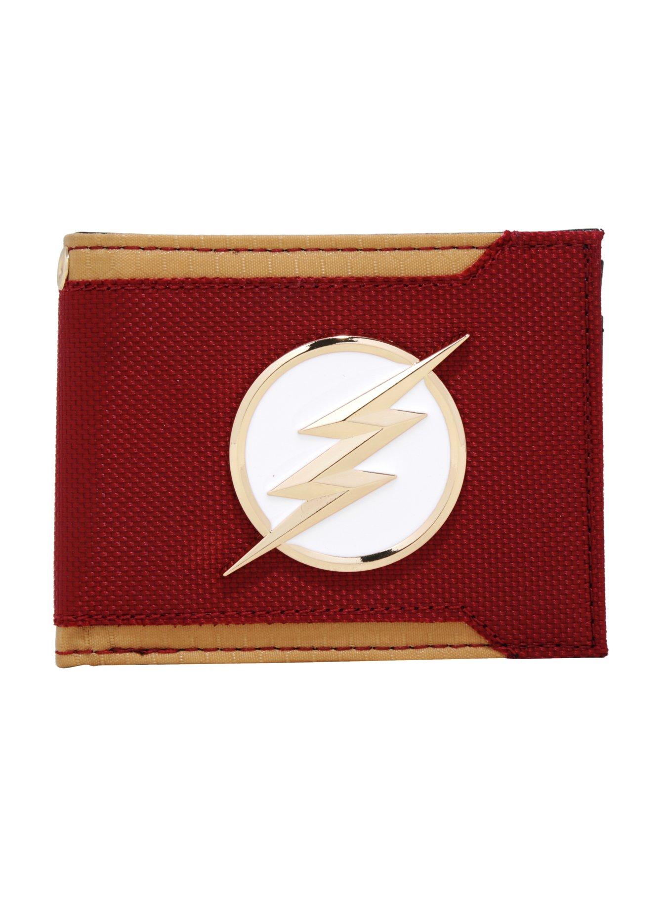 DC Comics The Flash Logo Bi-Fold Wallet, , hi-res