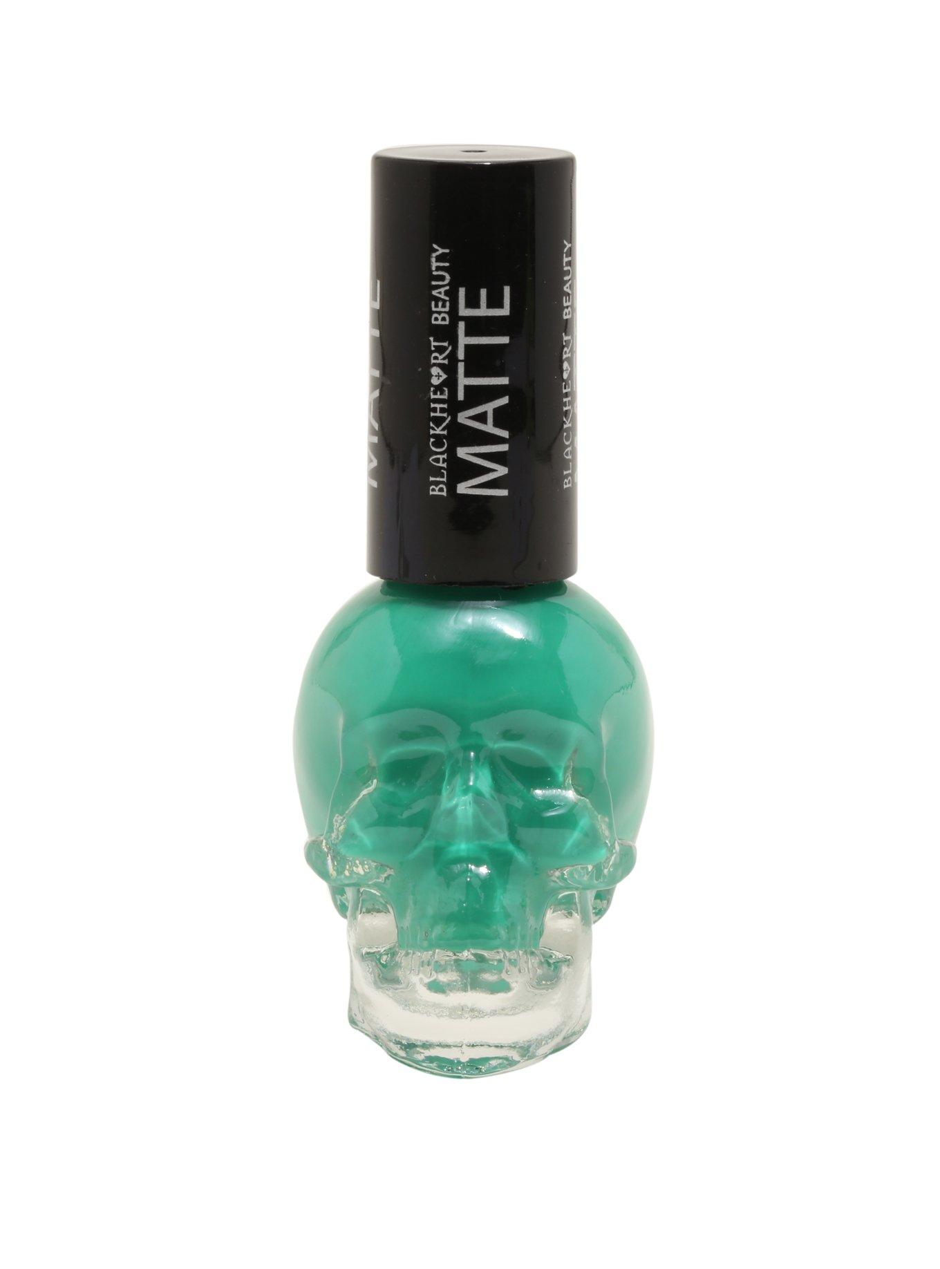 Blackheart Beauty Kelly Green Matte Nail Polish, , hi-res