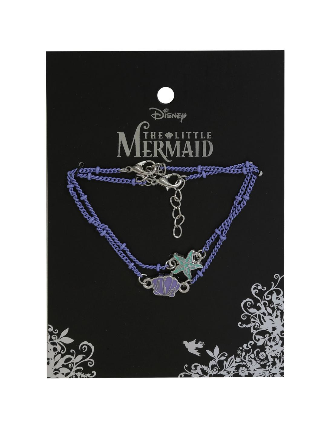 Disney The Little Mermaid Shell And Starfish Bracelet 2 Pack, , hi-res