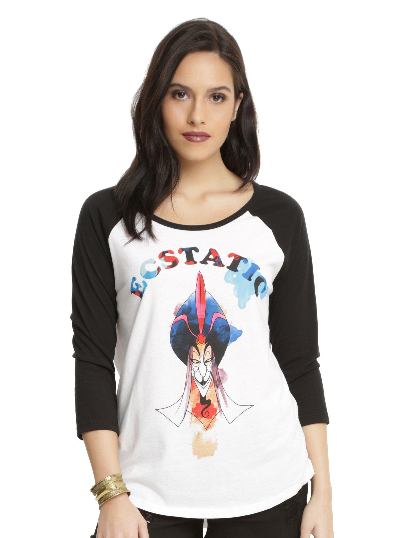 Disney Aladdin Ecstatic Jafar Girls Raglan, WHITE, hi-res