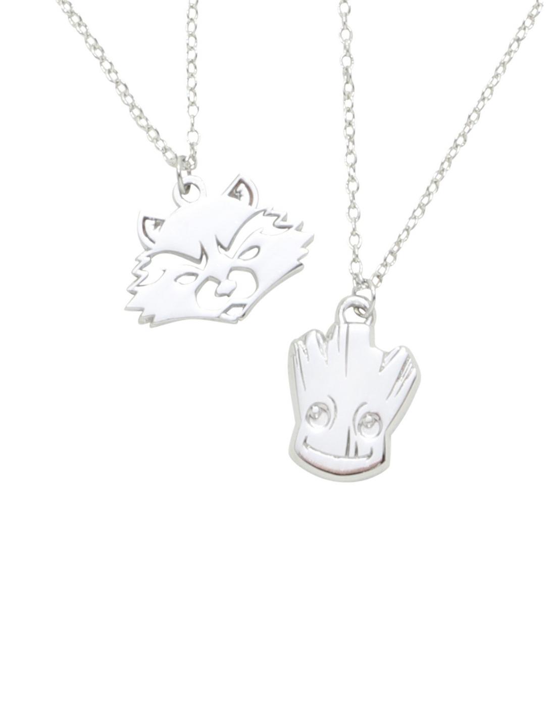Marvel Guardians Of The Galaxy Vol. 2 Rocket And Groot Best Friend Necklace Set, , hi-res