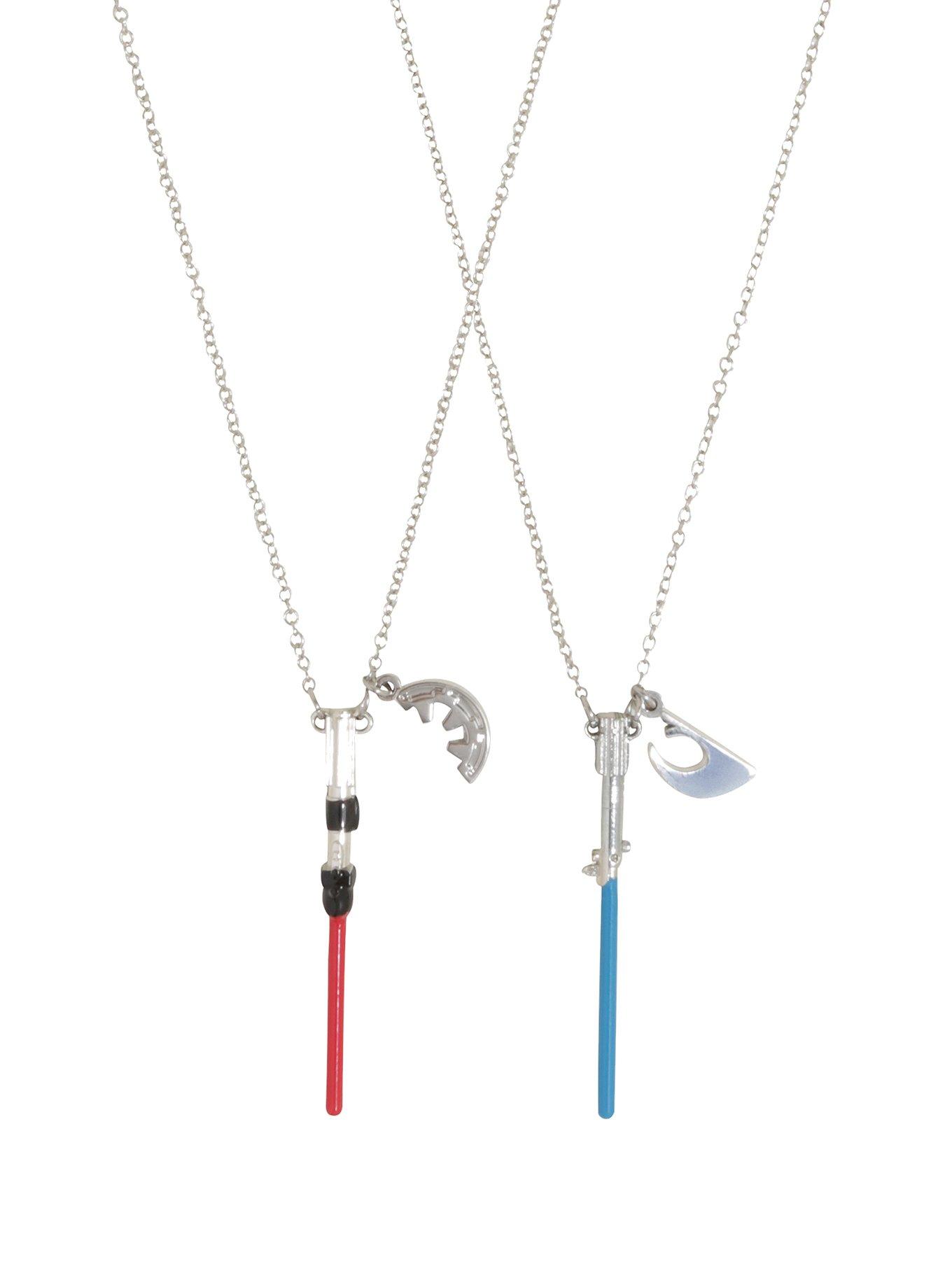 Star Wars Light Saber Best Friend Necklace, , hi-res