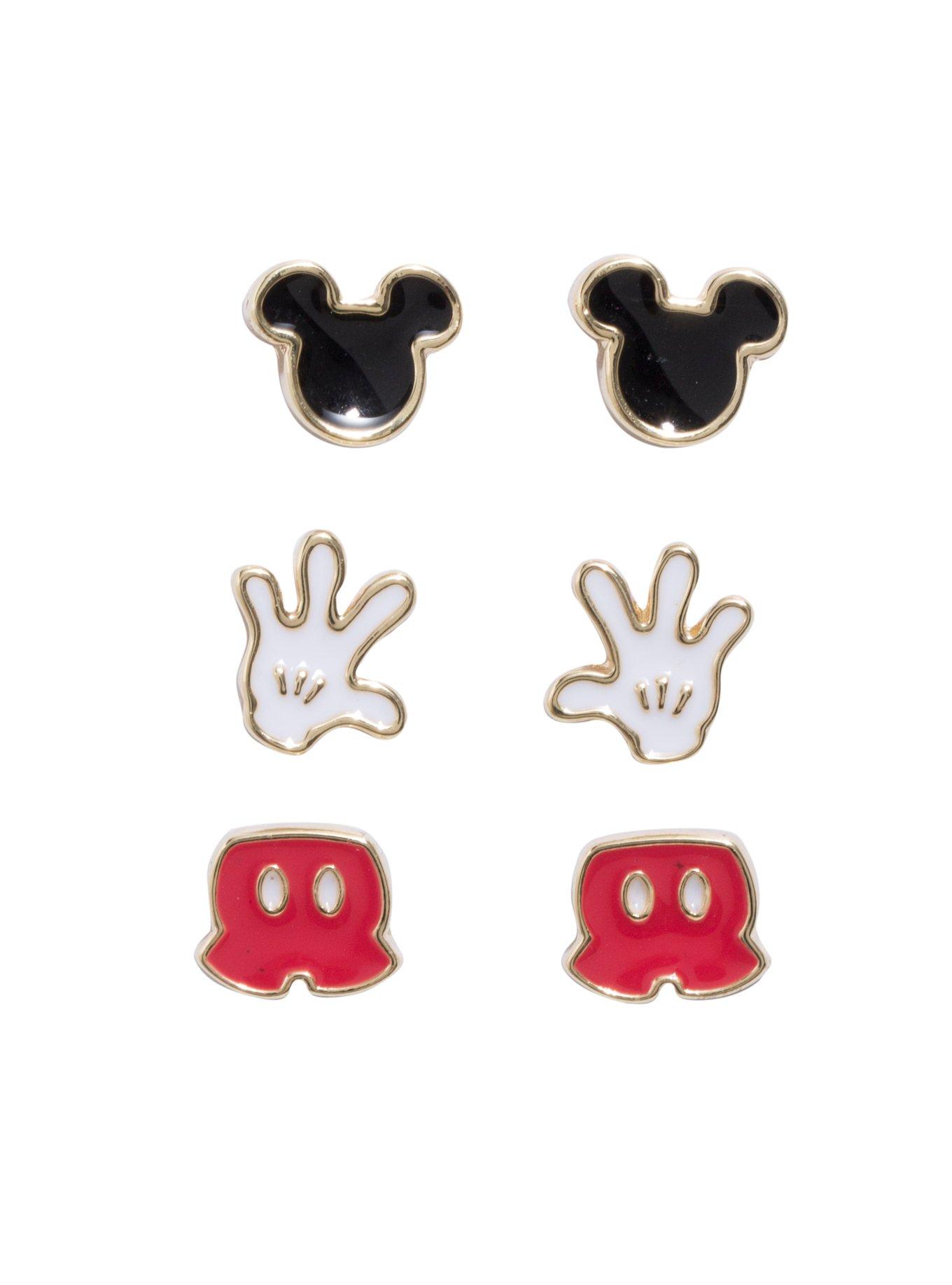 Disney Mickey Mouse Earring Set, , hi-res
