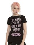 Magical Girl Contract Girls T-Shirt, BLACK, hi-res