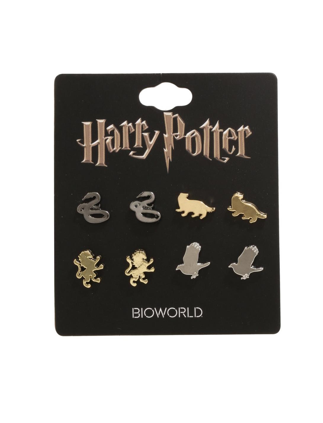 Harry Potter House Emblems Earrings Set, , hi-res