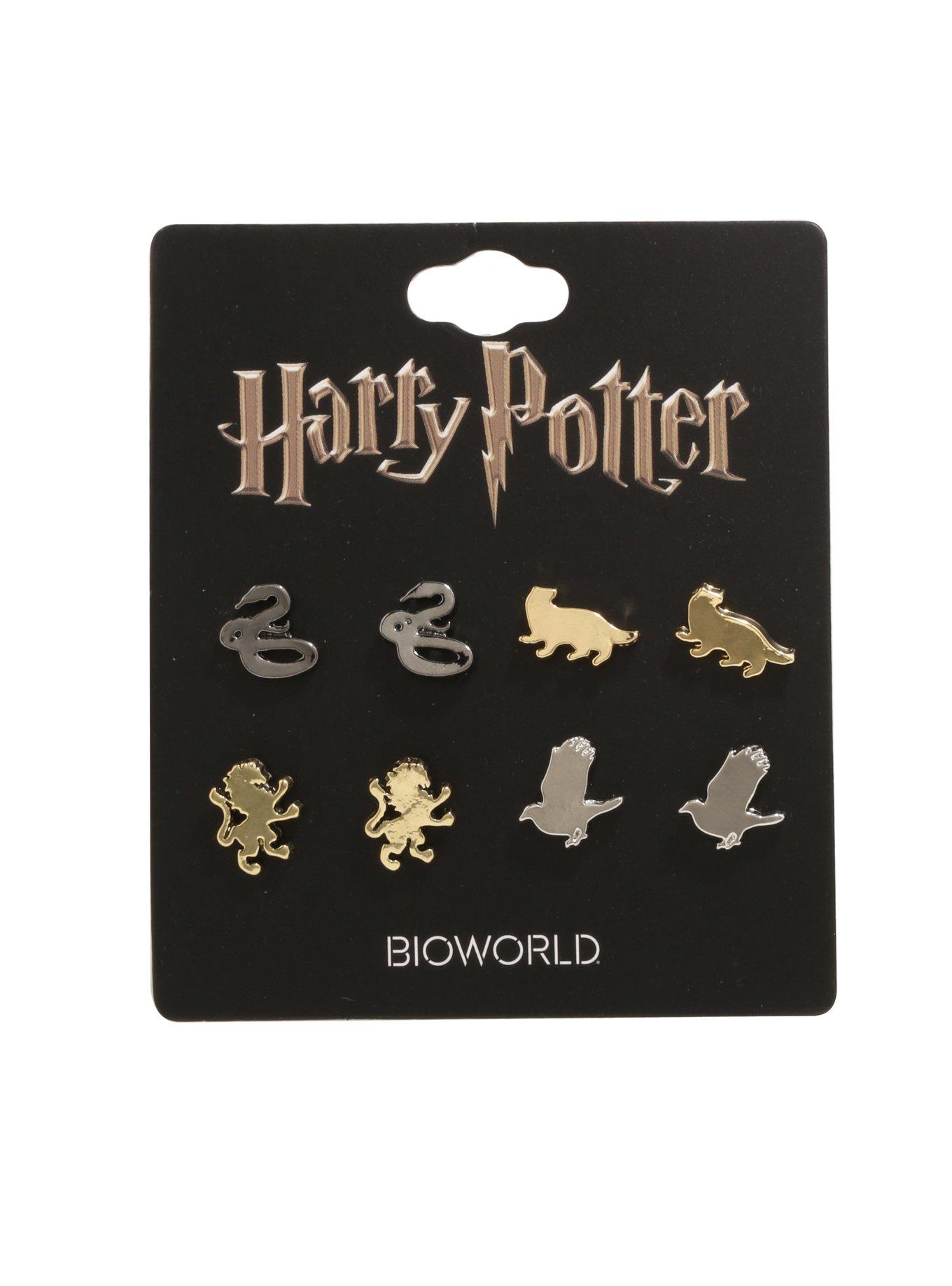 Harry Potter House Emblems Earrings Set, , hi-res