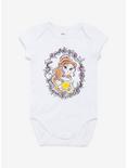 Disney Beauty And The Beast Belle Baby Bodysuit, WHITE, hi-res