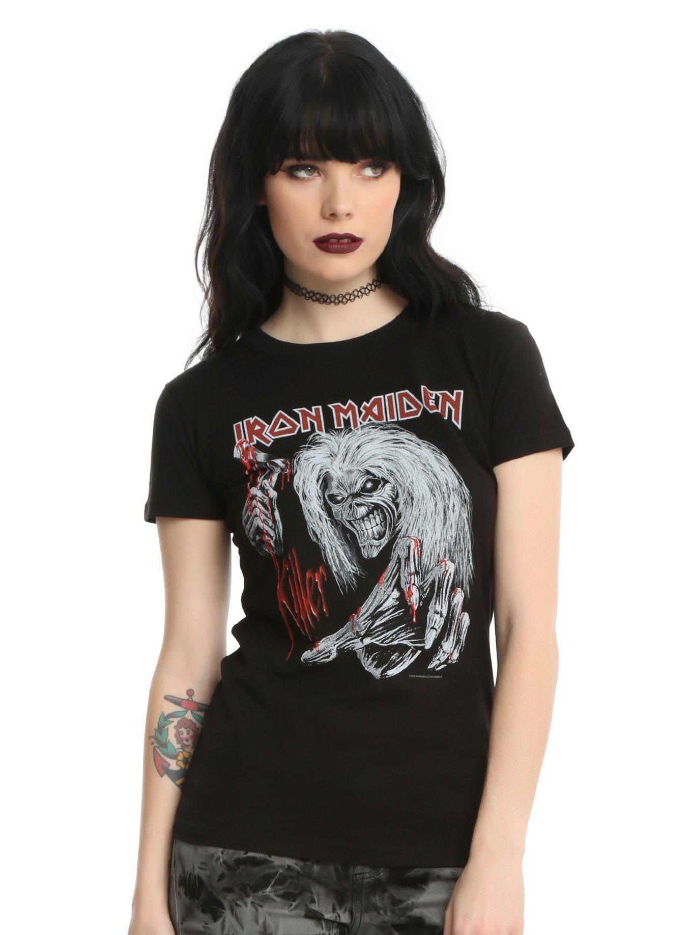 Iron Maiden Ed Kills Again Girls T-Shirt | Hot Topic
