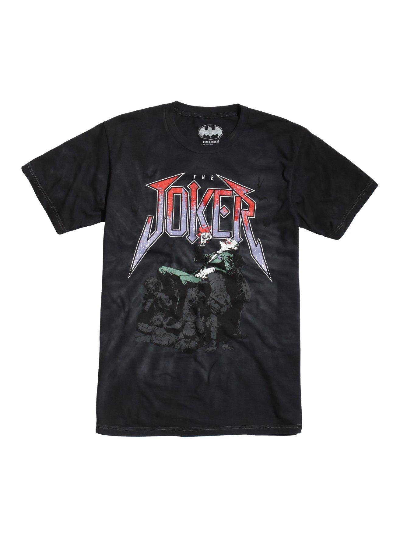 DC Comics Joker Metal Band T-Shirt, TIE DYE, hi-res