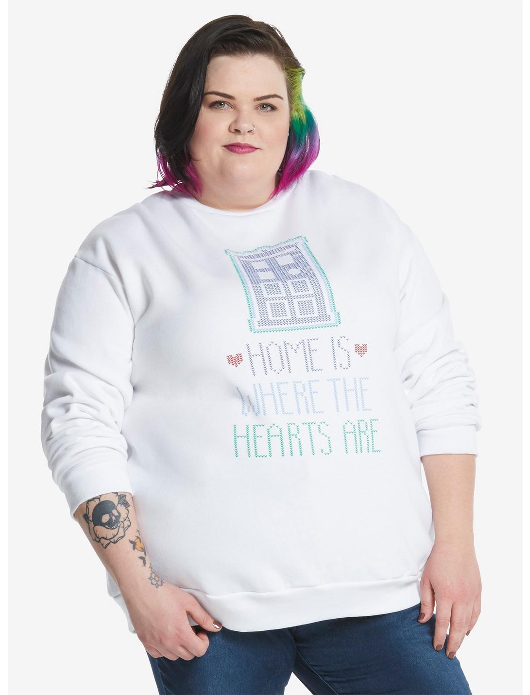 Doctor Who Home Is Where The Hearts Are Sweatshirt Extended Size, , hi-res