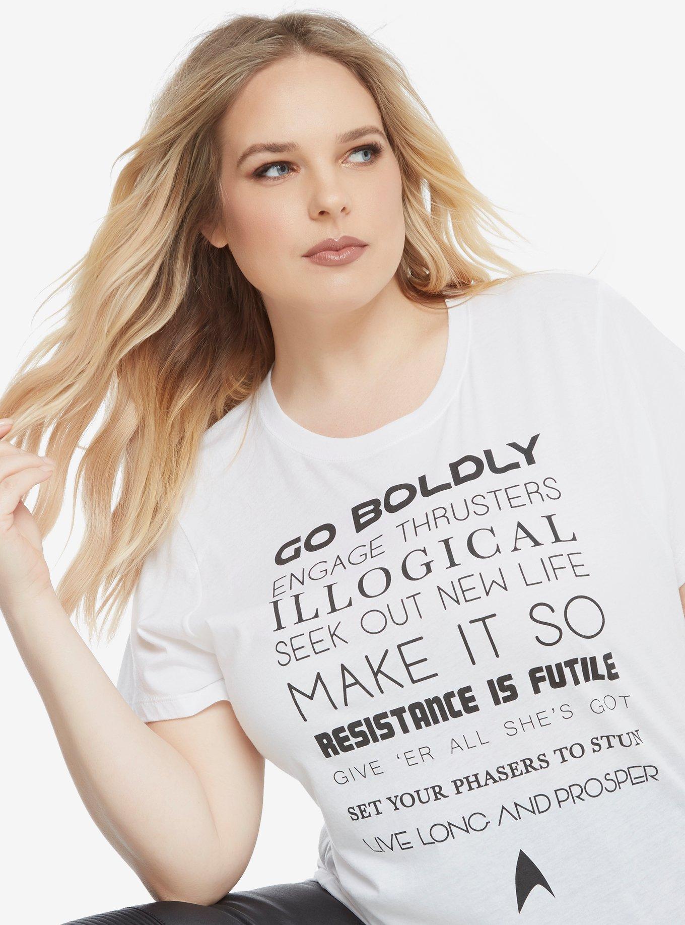 Star Trek 50th Anniversary Best Lines T-Shirt Extended Size, , hi-res
