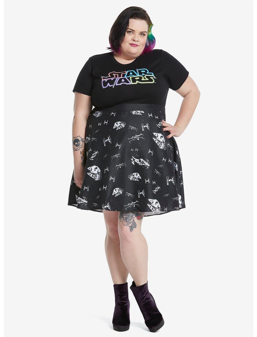 Star Wars Ships Circle Skirt Extended Size, , hi-res