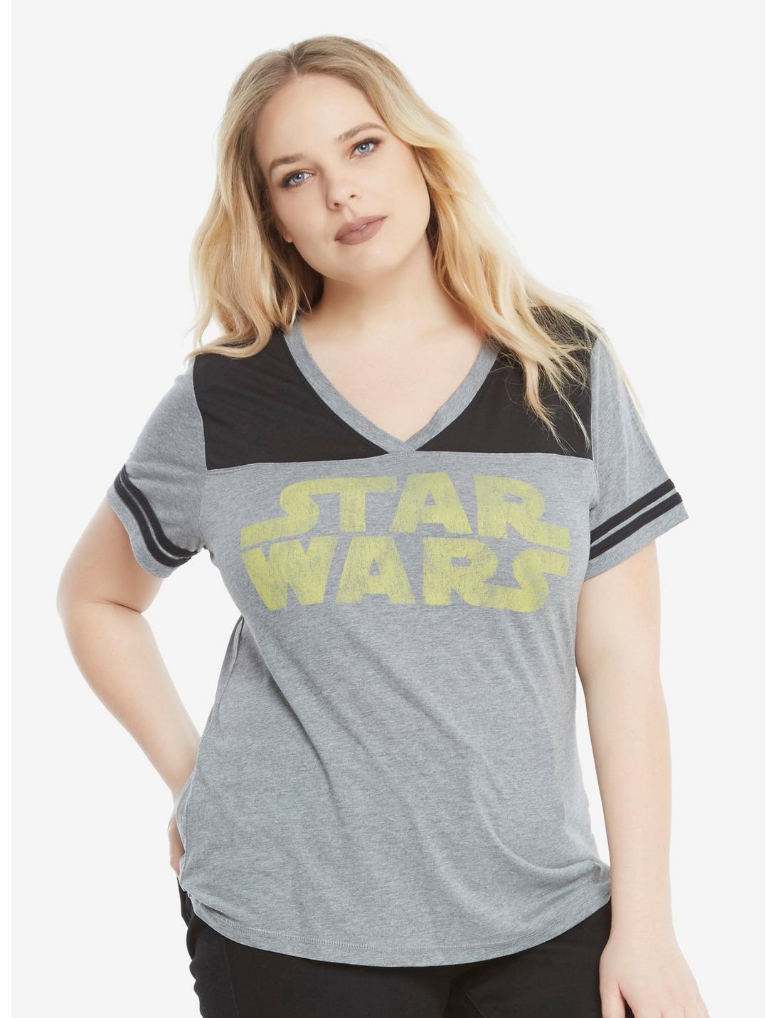 Star Wars 77 Logo Athletic T-Shirt Extended Size, , hi-res