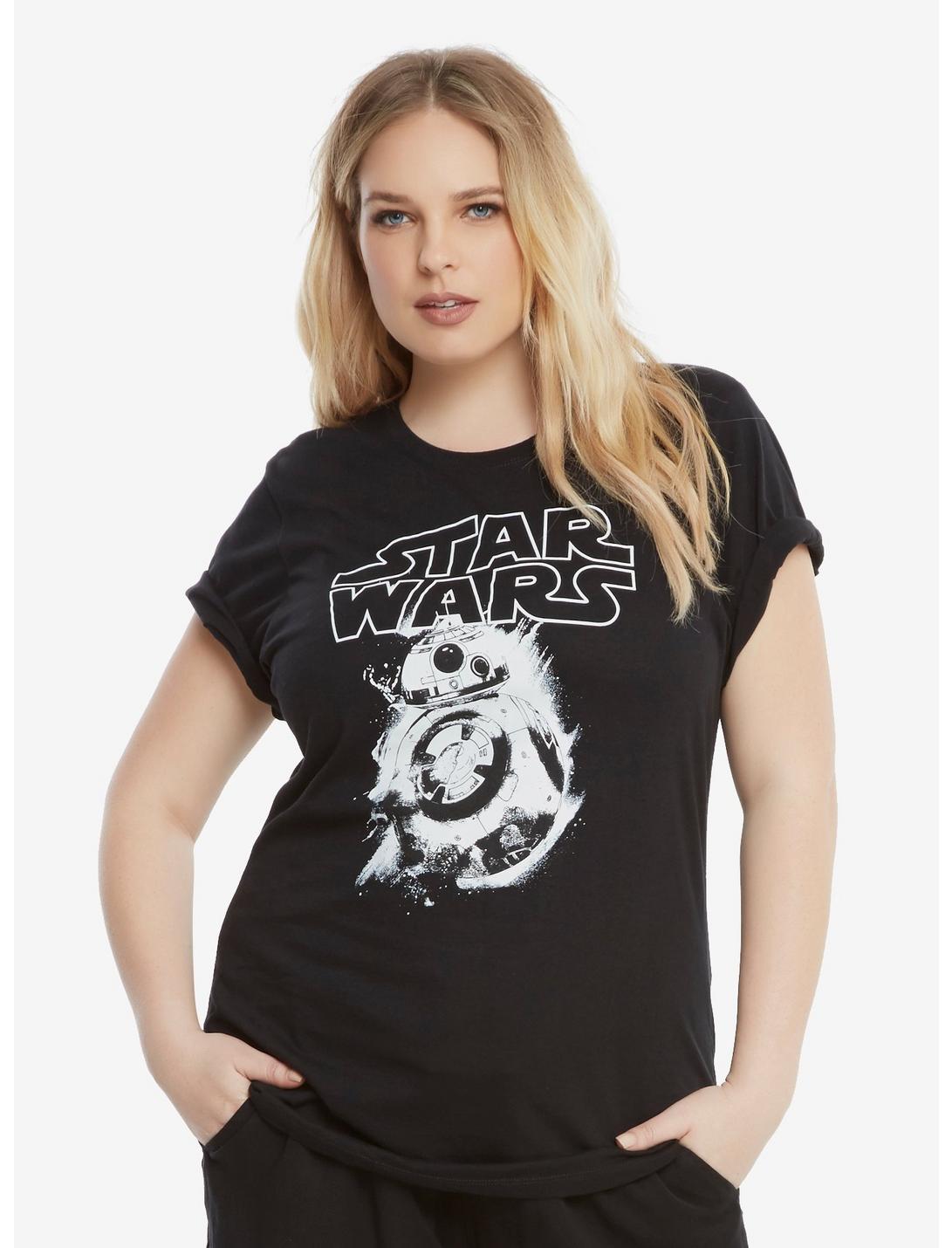 Star Wars BB-8 Painterly T-Shirt Extended Size, , hi-res