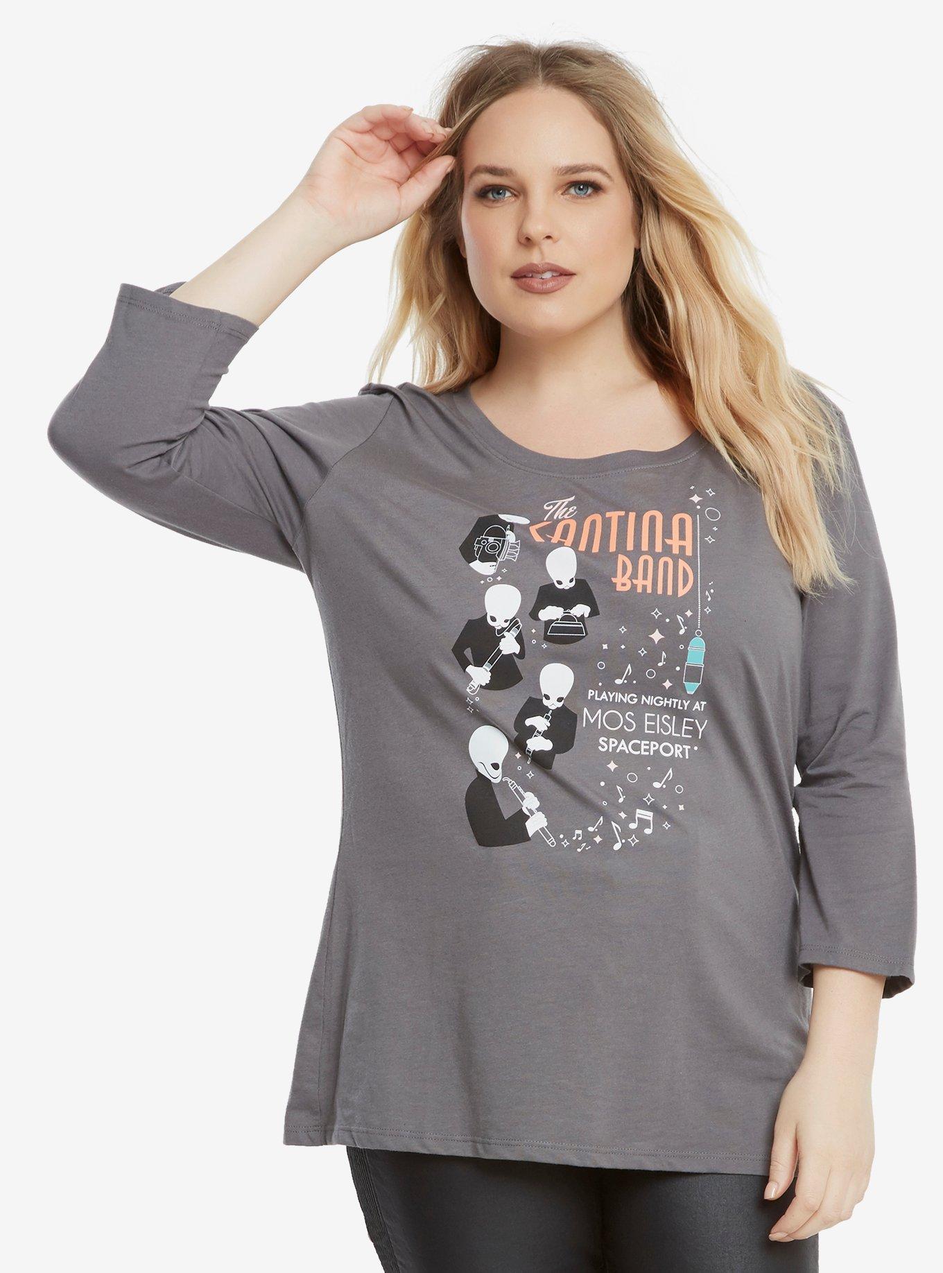 Star Wars Cantina Band 3/4 Sleeve T-Shirt Extended Size, , hi-res