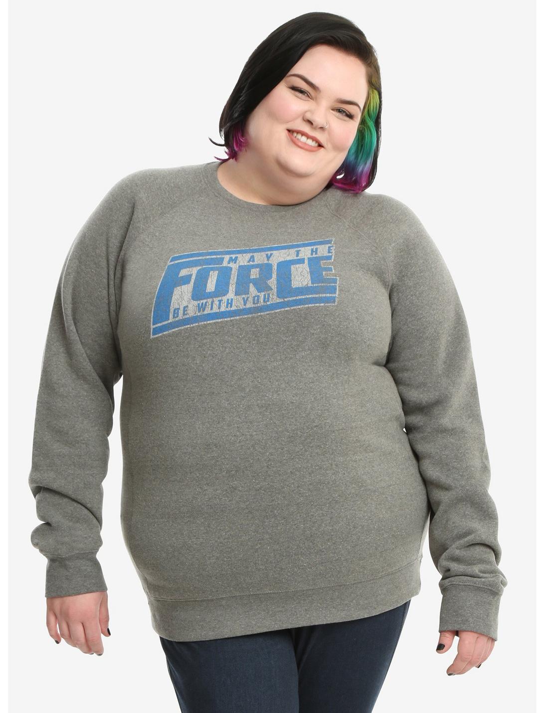 Star Wars May The Force Sweatshirt Extended Size, , hi-res