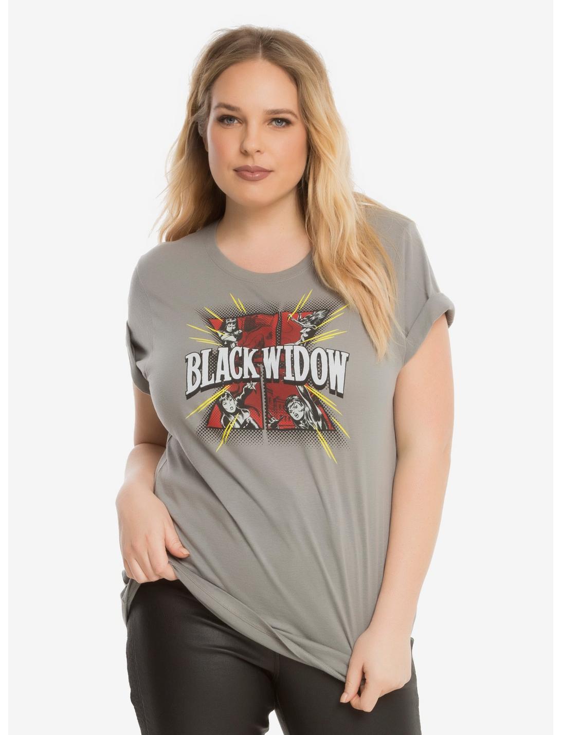 Marvel Black Widow Retro T-Shirt Extended Size, , hi-res