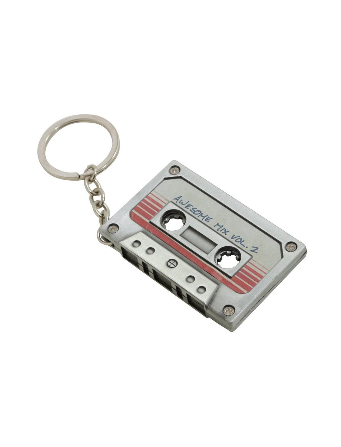 Marvel Guardians Of The Galaxy Awesome Mix Vol. 2 Cassette Tape Key Chain, , hi-res