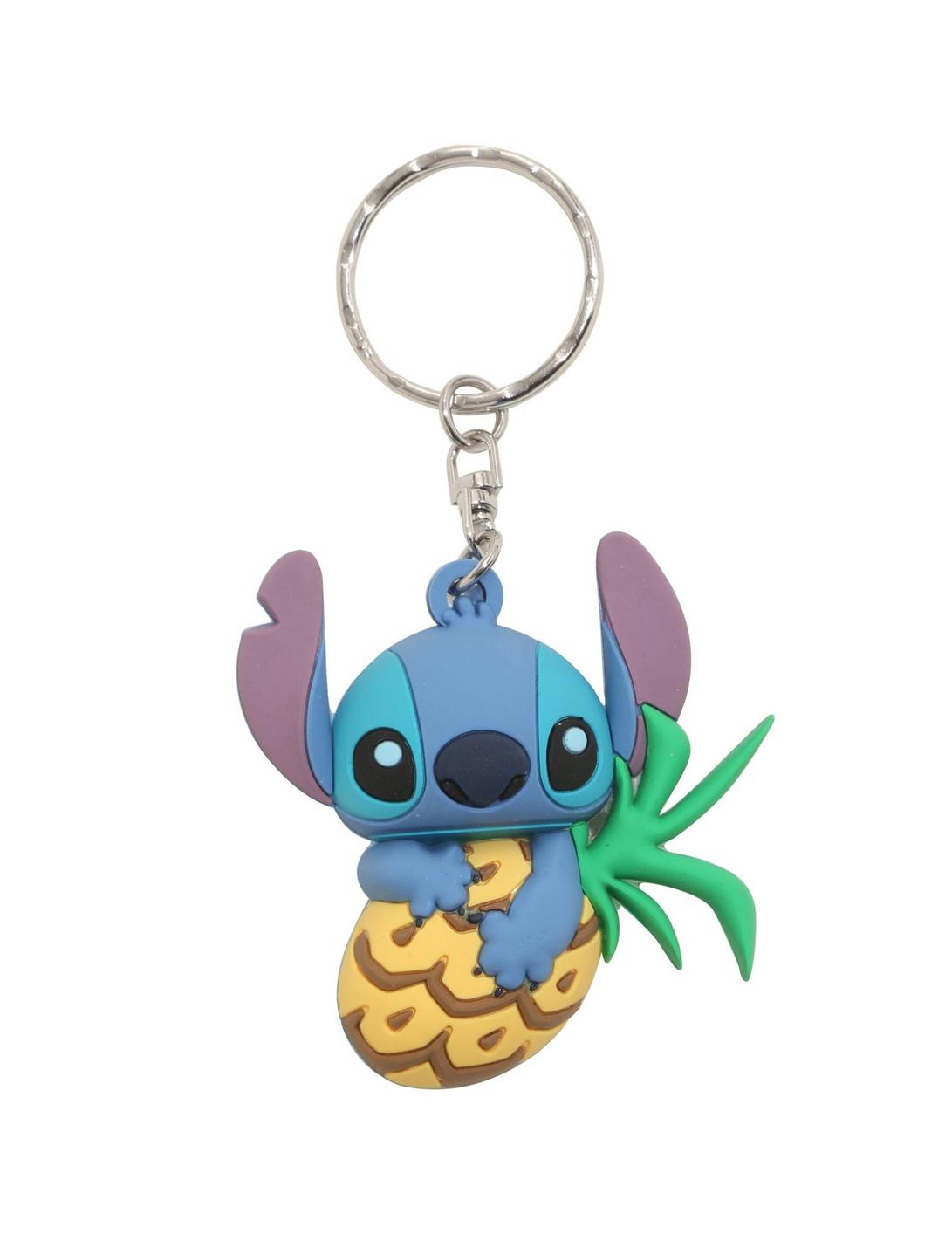 Disney Lilo & Stitch Pineapple Stitch Key Chain, , hi-res