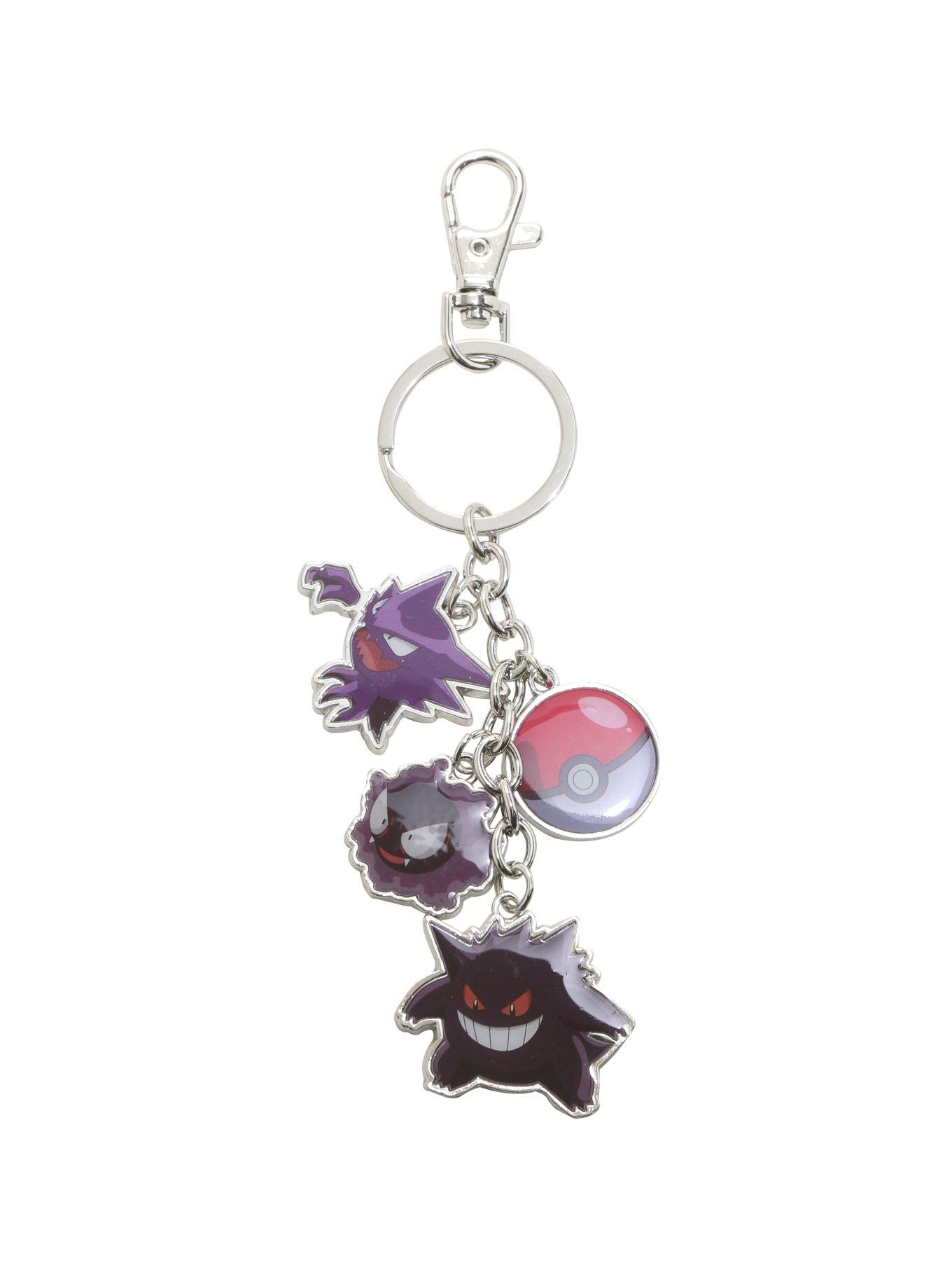 Loungefly Pokemon Ghost Types Charm Key Chain, , hi-res