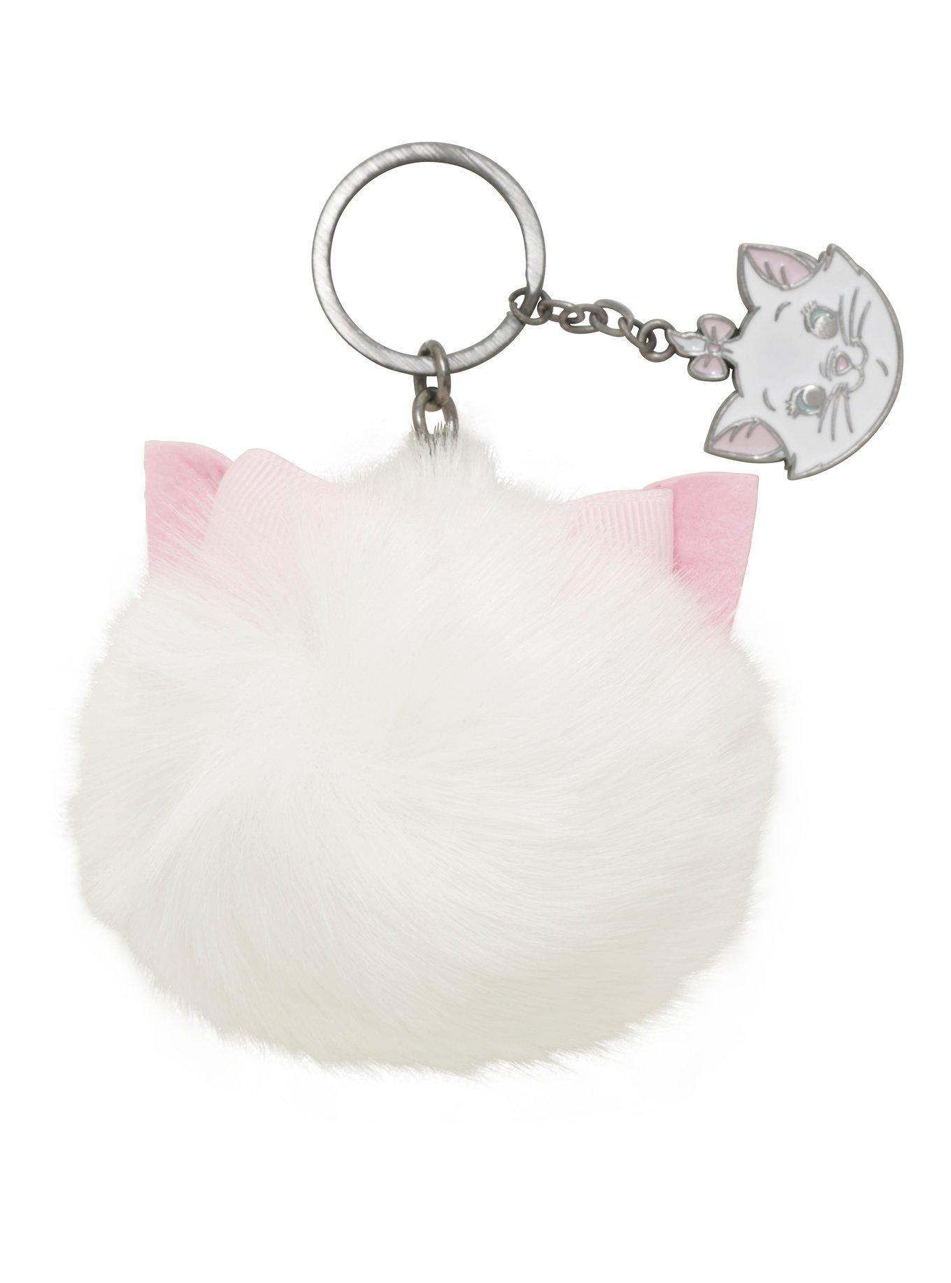 Loungefly Disney The Aristocats Marie Puffball Key Chain | Hot Topic