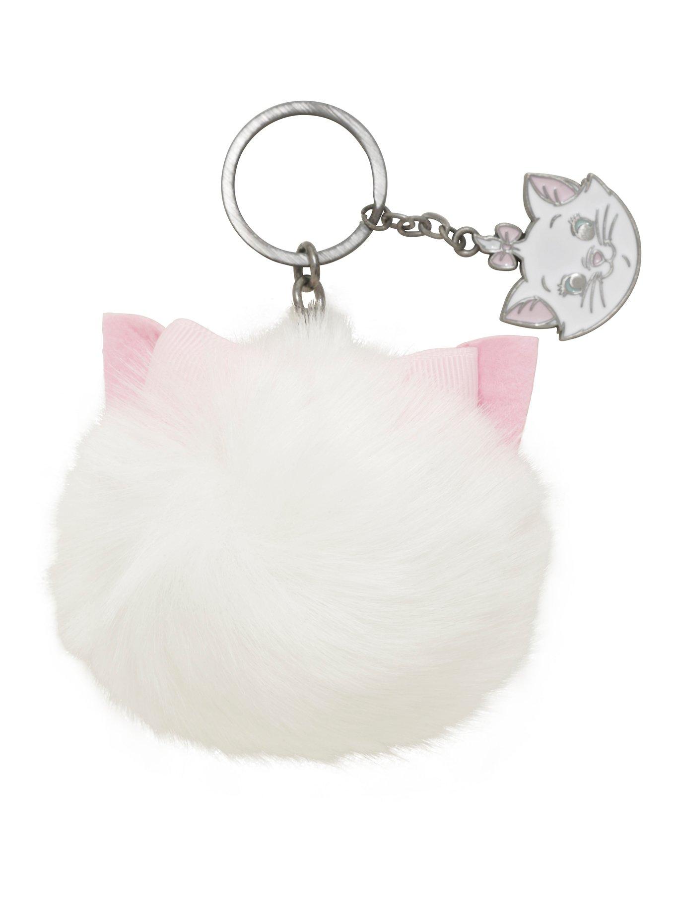 Loungefly Disney The Aristocats Marie Puffball Key Chain, , hi-res