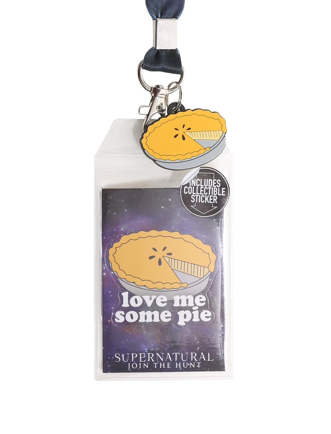 Supernatural Love Me Some Pie Lanyard, , hi-res