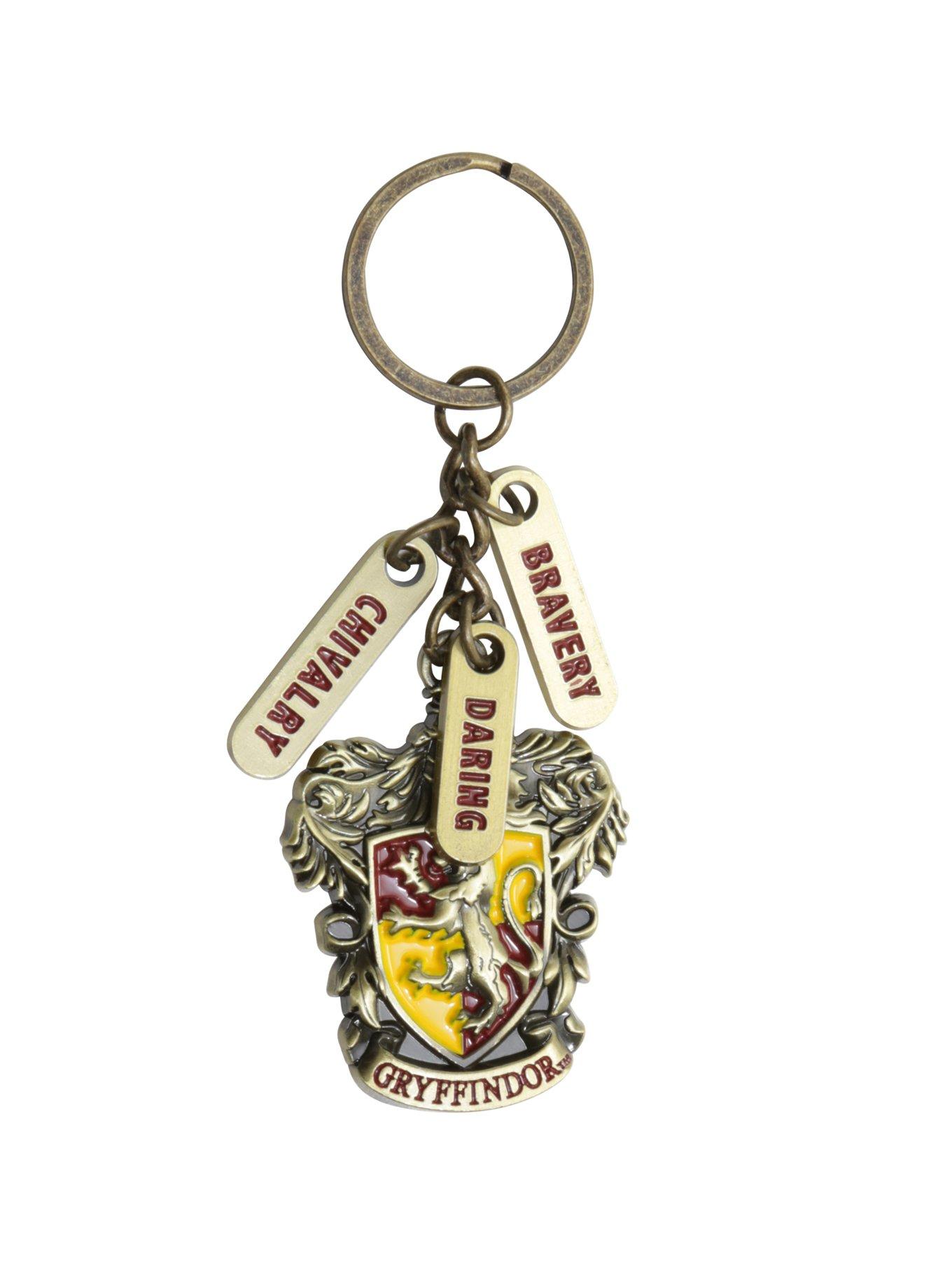 Harry Potter Gryffindor Charm Crest Key Chain, , hi-res