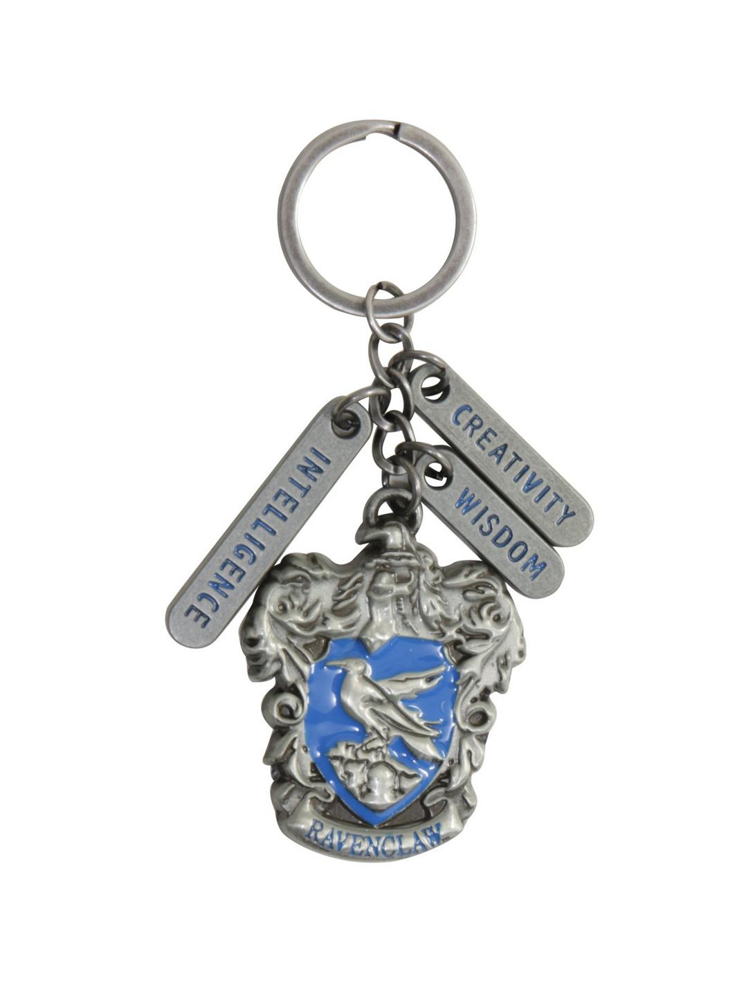 Harry Potter Ravenclaw Crest Metal Charm Key Chain, , hi-res