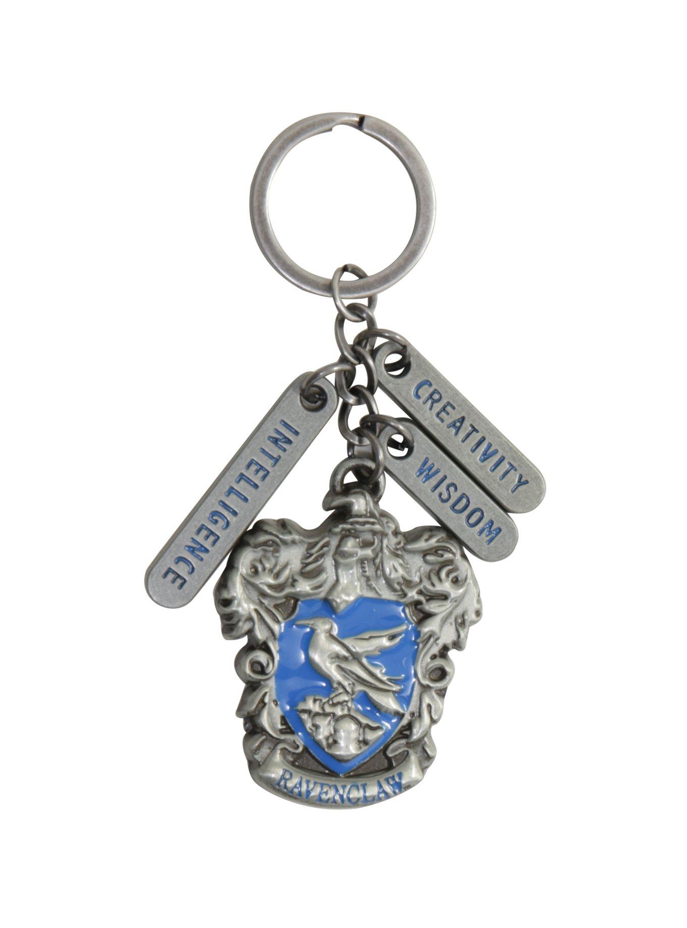 Harry Potter Ravenclaw Crest Metal Charm Key Chain, , hi-res