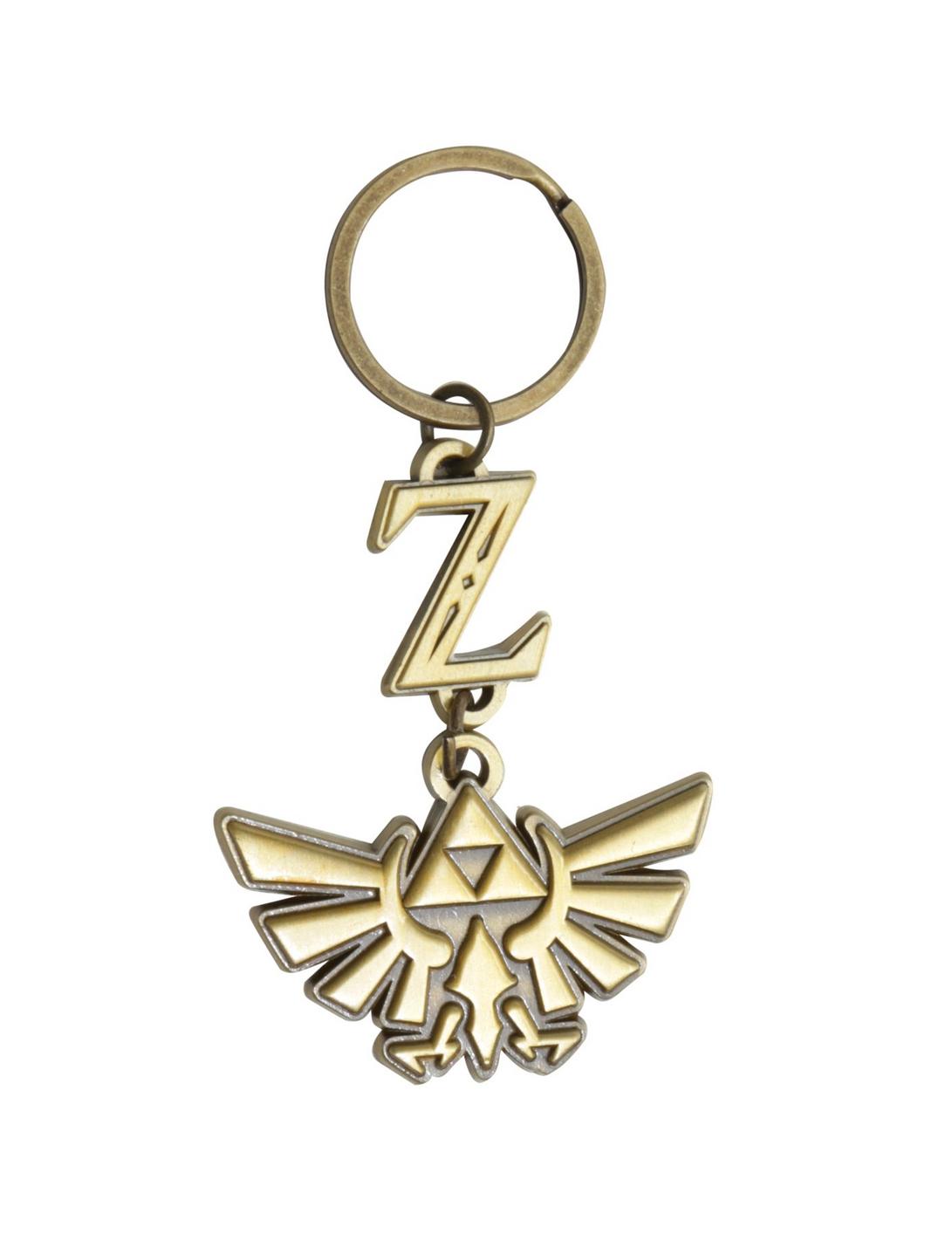The Legend Of Zelda Triforce Logo Key Chain, , hi-res