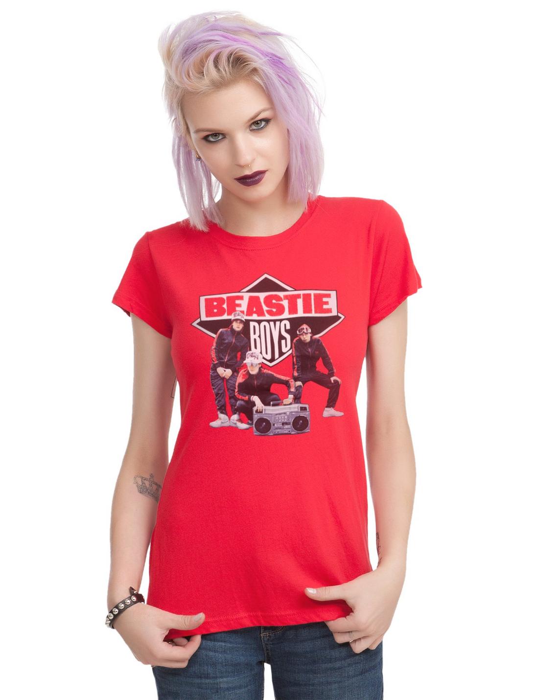 Beastie Boys Solid Gold Hits Girls T-Shirt, RED, hi-res