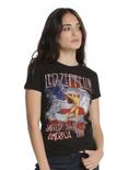 Led Zeppelin America 1977 Girls T-Shirt, BLACK, hi-res