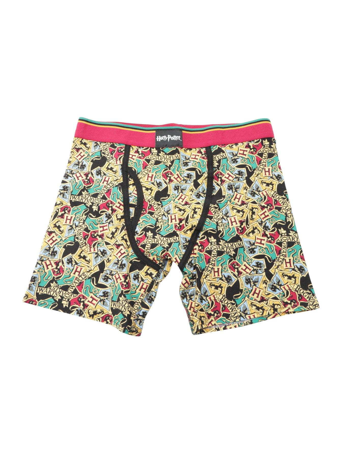 Harry Potter Hogwarts Crest Boxer Briefs, MULTI, hi-res