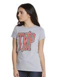 Twenty One Pilots Block Logo Girls T-Shirt, GREY, hi-res