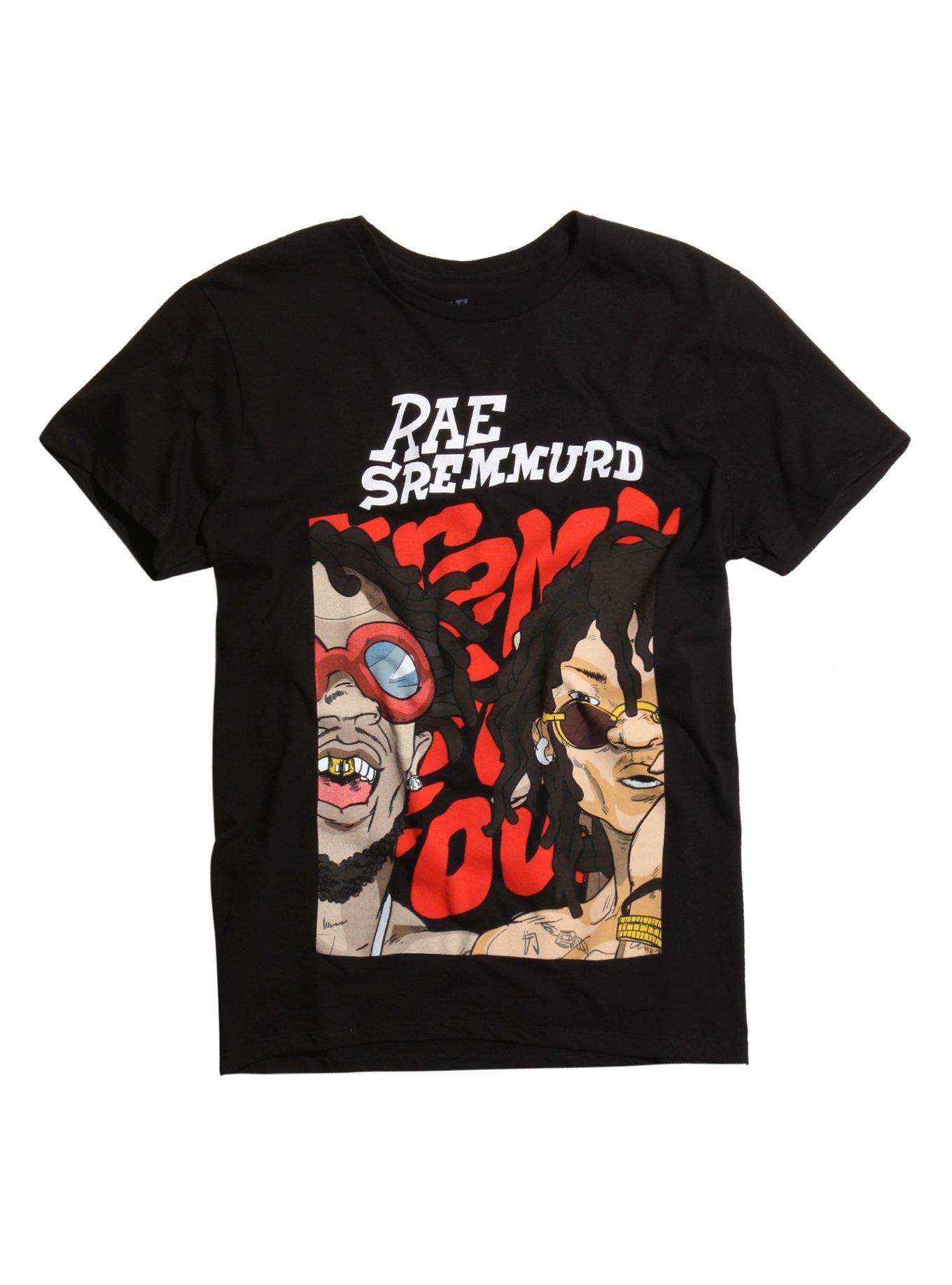 Rae Sremmurd Closeups Tour T-Shirt, BLACK, hi-res