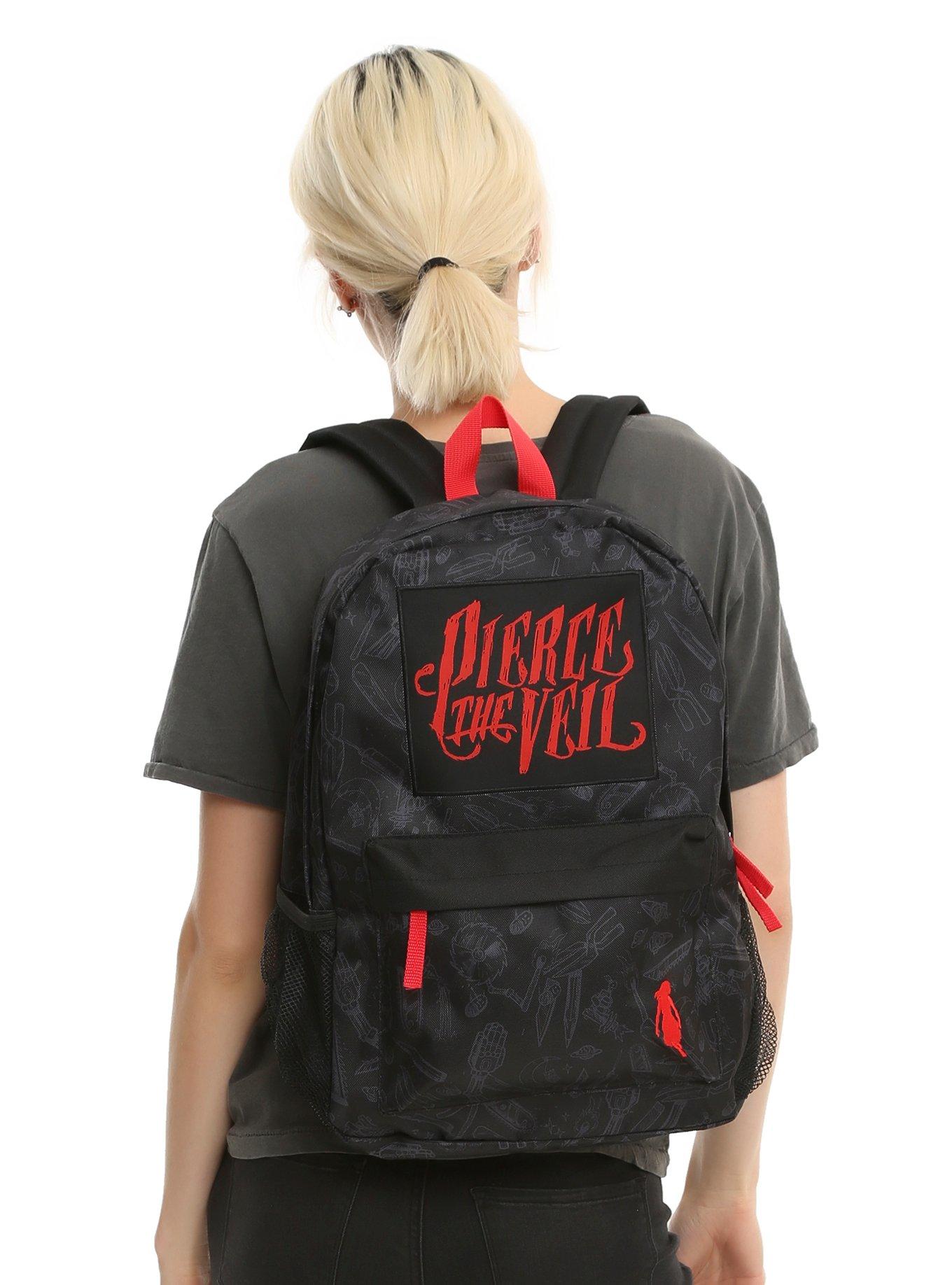 Pierce The Veil Embroidered Backpack, , hi-res