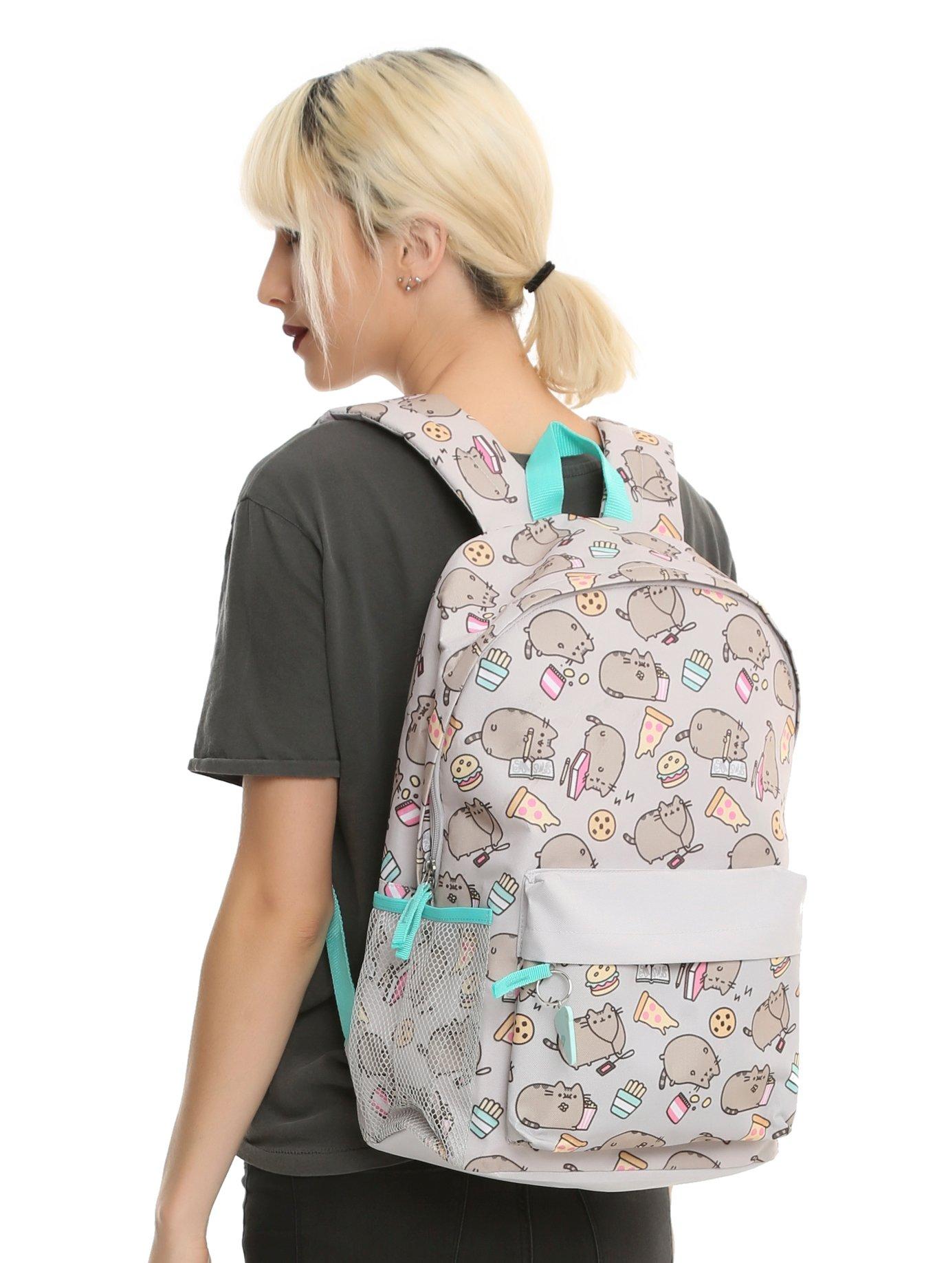 Kirby Snacks Fuzzy Pastel Backpack