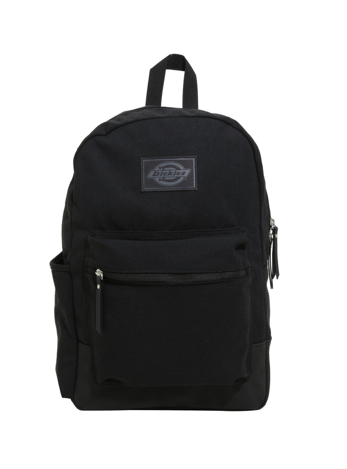 Dickies Black Faux Leather Bottom Backpack | Hot Topic