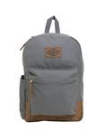 Dickies Grey Faux Leather Bottom Backpack, , hi-res