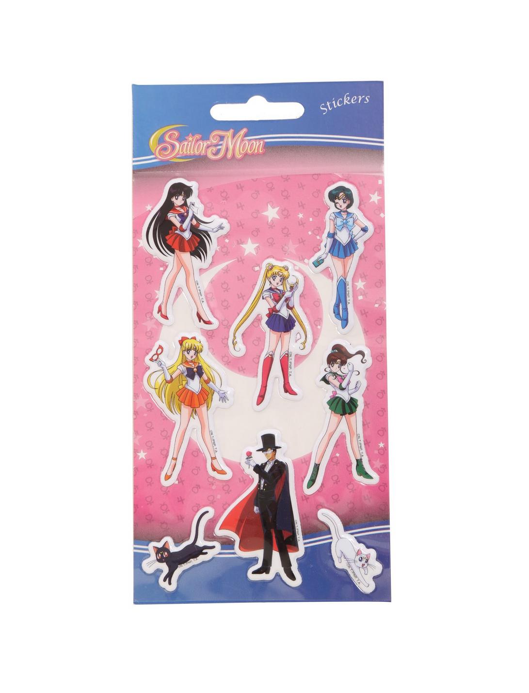 Sailor Moon Characters Puffy Sticker Pack, , hi-res