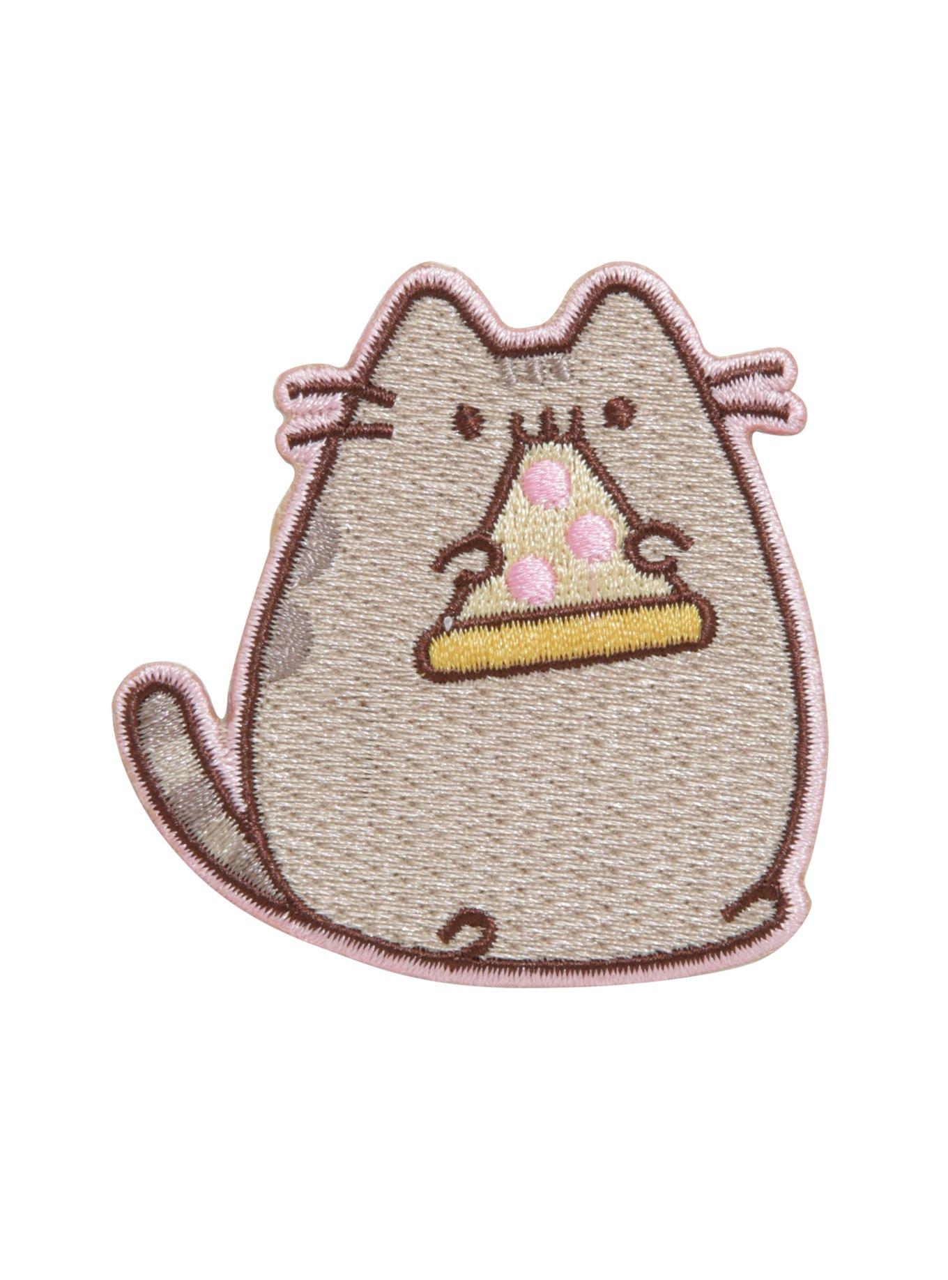 Pusheen Pizza Iron-On Patch, , hi-res