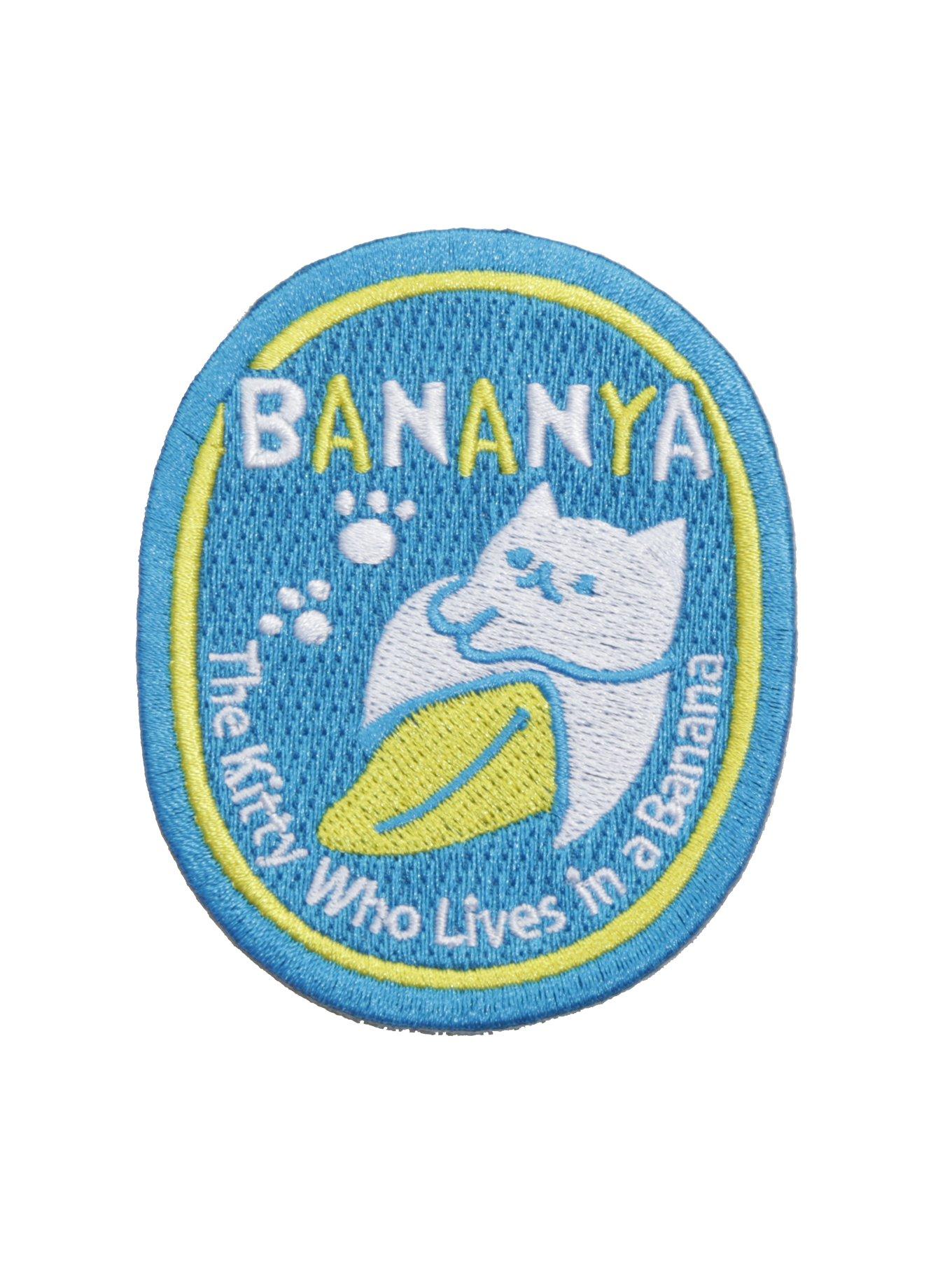 Bananya Iron-On Patch, , hi-res