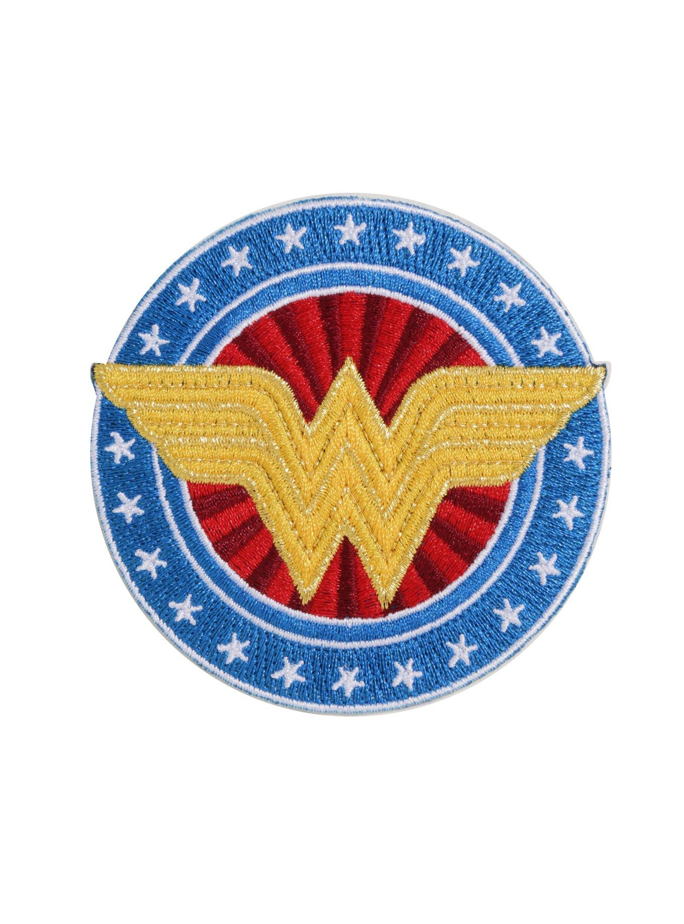 DC Comics Wonder Woman Symbol Iron-On Patch, , hi-res