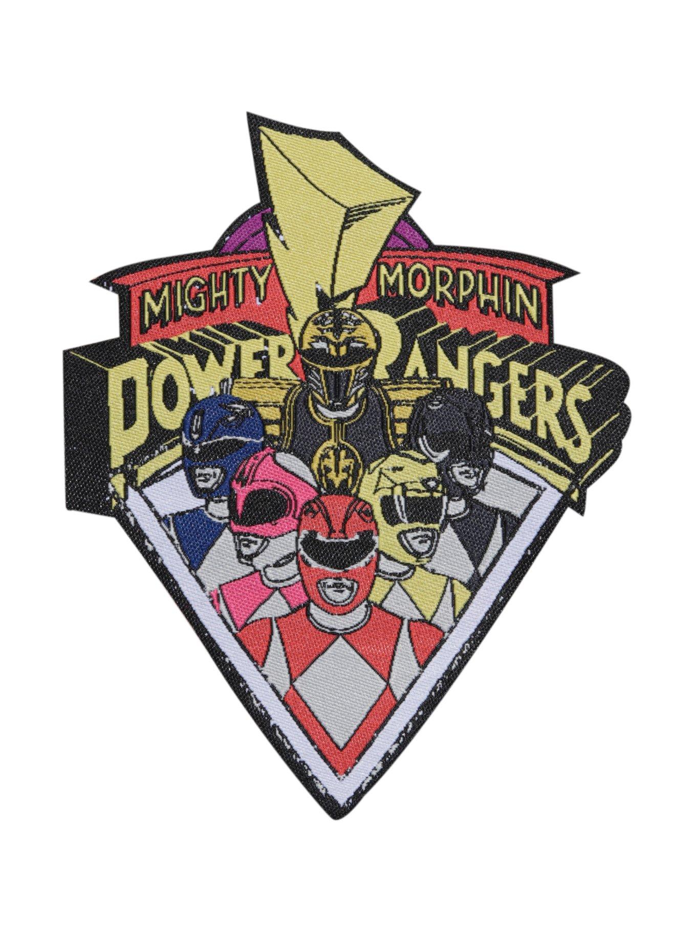 Mighty Morphin Power Rangers Group Patch, , hi-res