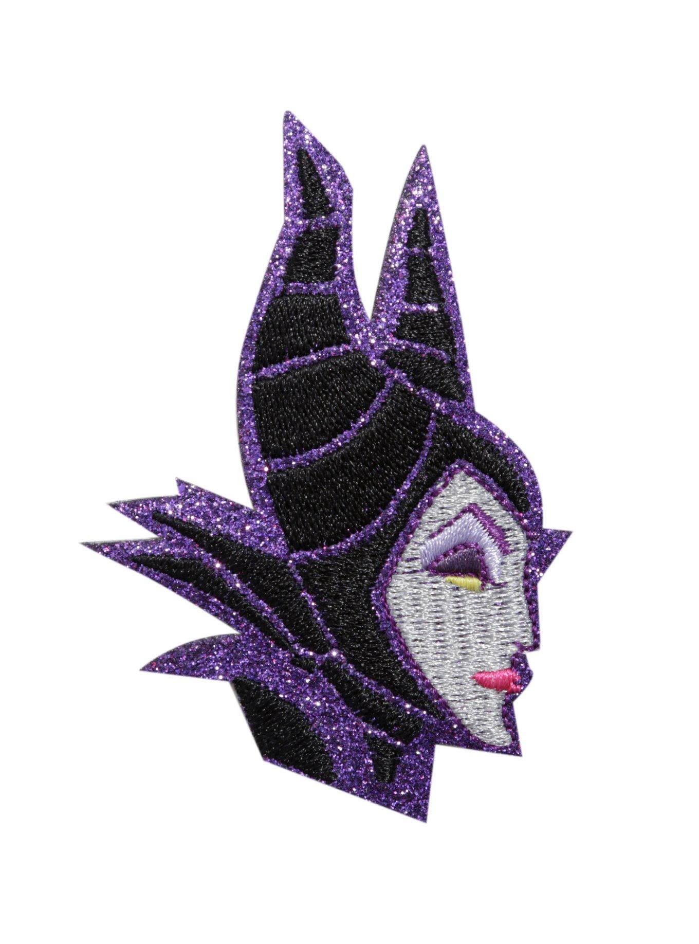 Disney Sleeping Beauty Maleficent Glitter Stick-On Patch, , hi-res