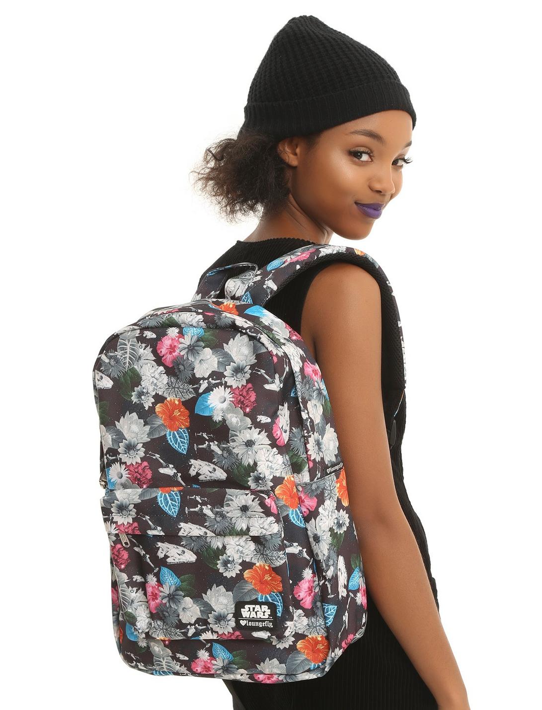 Loungefly Star Wars Floral X-Wing Millennium Falcon Backpack, , hi-res