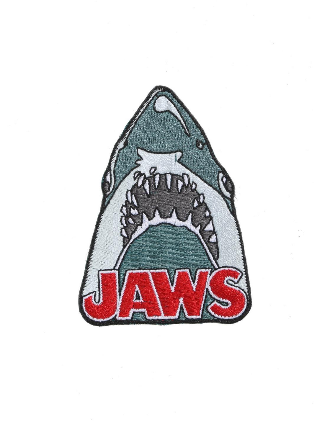 Jaws Iron-On Patch, , hi-res